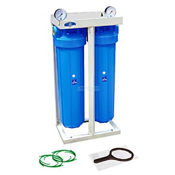 BIG BLUE 20" - DUO, 2x filtr Big Blue 20" na konzole