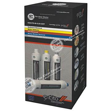 EXCITO-CLR-CRT-B Sada 4 náhradních filtrů pro vodní filtr EXCITO+