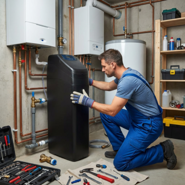 Odborná instalace a spolehlivý servis změkčovačů vody. Seřízení, údržba a výměna kazet pro dlouhodobou ochranu proti vodnímu kameni.