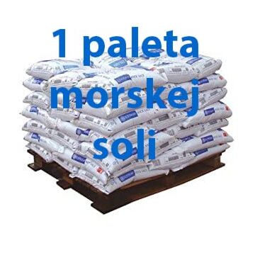 Mořská sůl do bazénu 1000 kg 20 pytlů po 25 kg pro přípravu mořské vody.