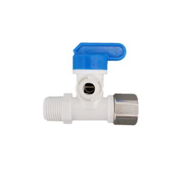 Přípojka vody 3/8" s 1/4" ventilem (plast)
