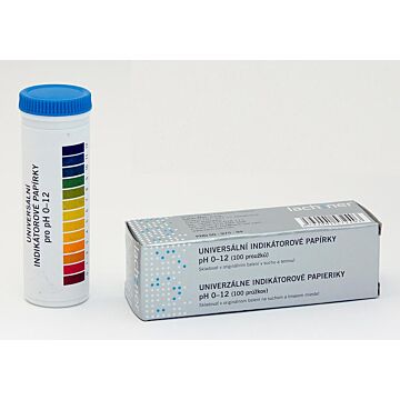 Indikátorové papírky pro stanovení pH kapalin (rozsah 0-12 pH) 
