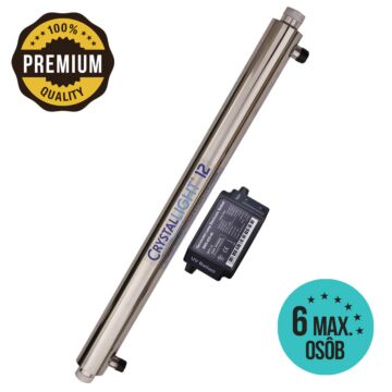UV lampa Crystal® LIGHT 12 LITE (40W) (3-6 osob)