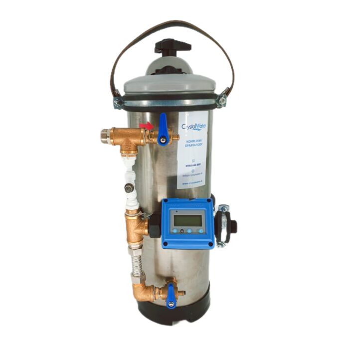 Demineralizátor pro plnění topné vody s nastavitelnou výstupní vodivostí