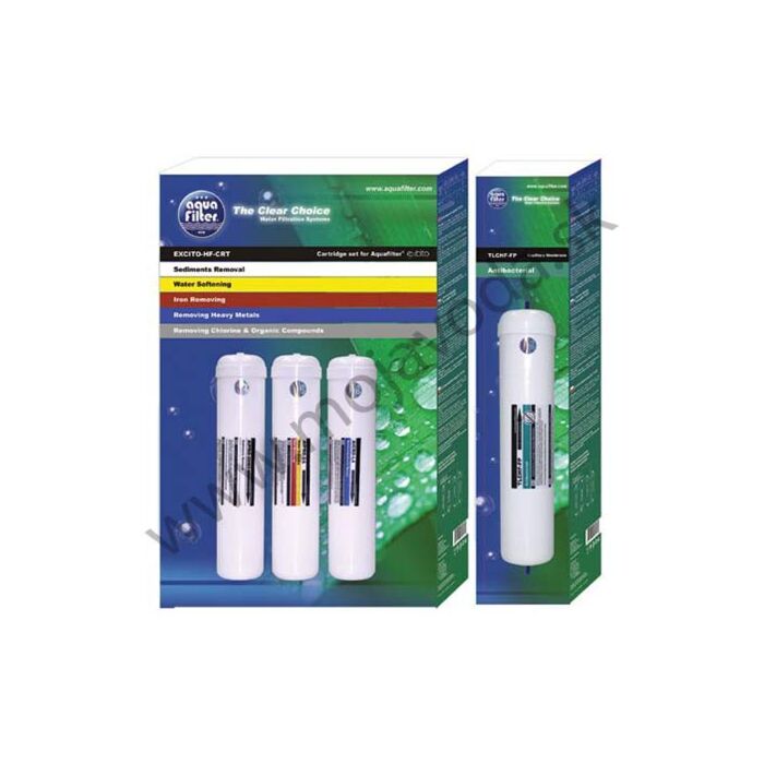 EXCITO-KM-CRT - sada 4 filtračních vložek s kapilární membránou pro kuchyňský vodní filtr EXCITO