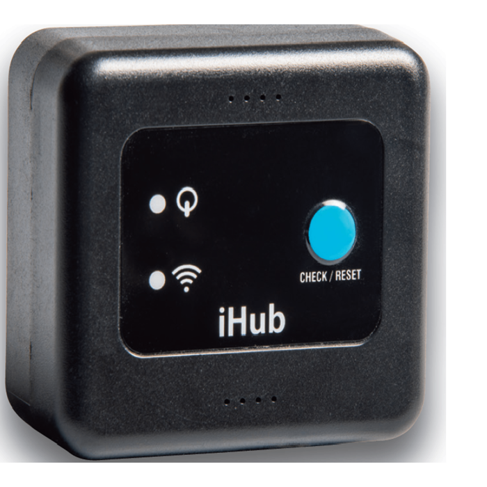 iHUB GW-058 je brána pro čtení dat z průtokoměru BT-058 prostřednictvím připojení Bluetooth.Přenáší data do cloudového systému IMETER prostřednictvím připojení WIFI.
