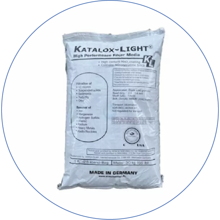 Katalox - filtrační vložka pro odstranění železa, manganu a sirovodíku