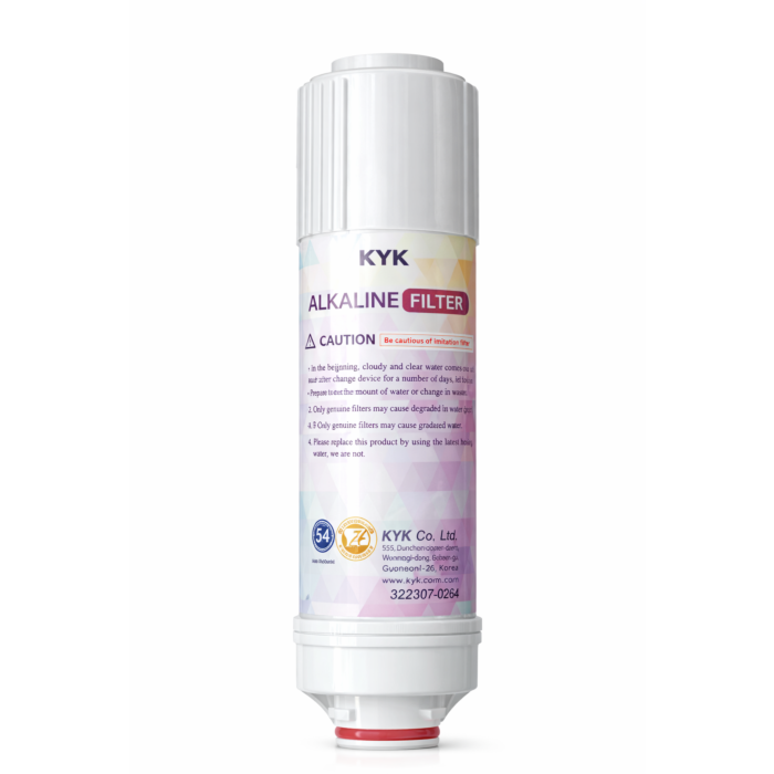Originální filtr KYK N 2nd pro ionizátory KYK. Konečné čištění a úprava vody pro ionizaci. Zajišťuje stabilní kvalitu alkalické a vodíkové vody.