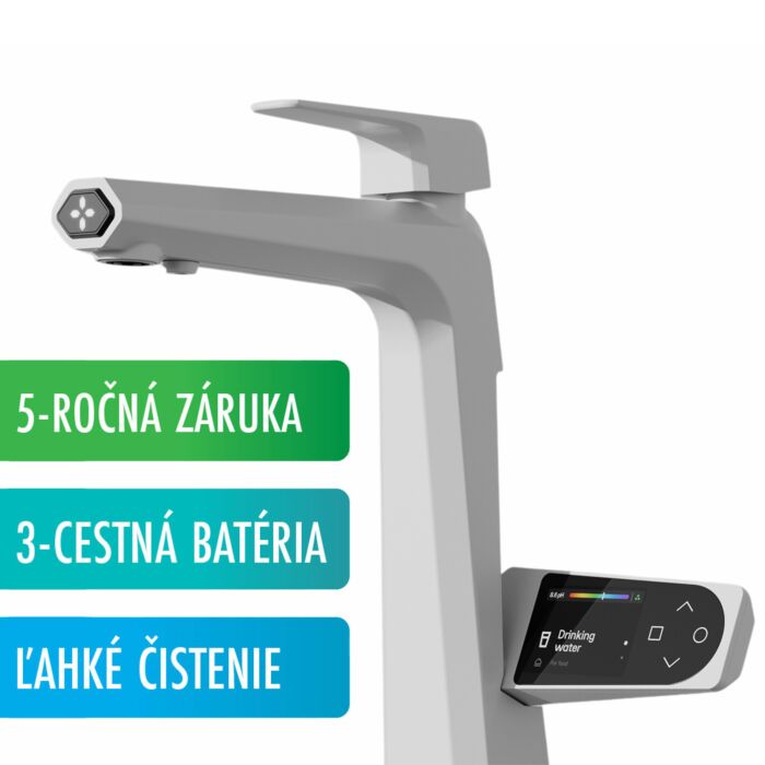 Luxusní ionizátor vody pod pult RESPO GENIUS bílý