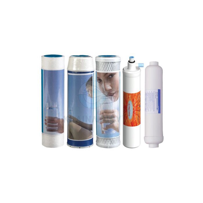 Sada 5 náhradních filtrů pro reverzní osmózu Crystal Pro a Crystal DeMIX (Stella)