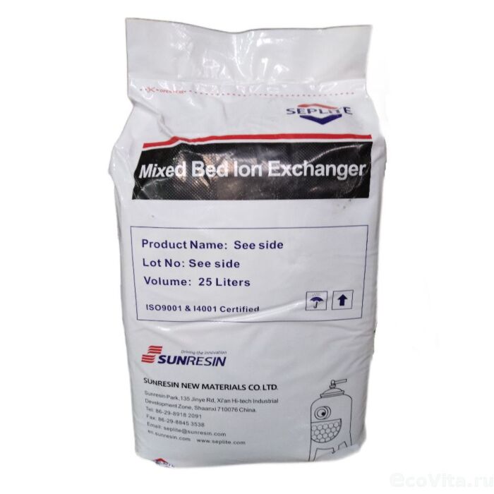 Demineralizované médium pro výrobu vody vhodné pro doplňování uzavřených topných a chladicích okruhů na bázi ionexu.