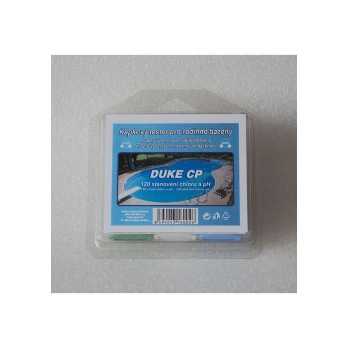 Kapkový tester DUKE CP na chlor a ph