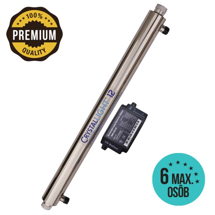 UV lampa Crystal® LIGHT 12 LITE (40W) (3-6 osob)
