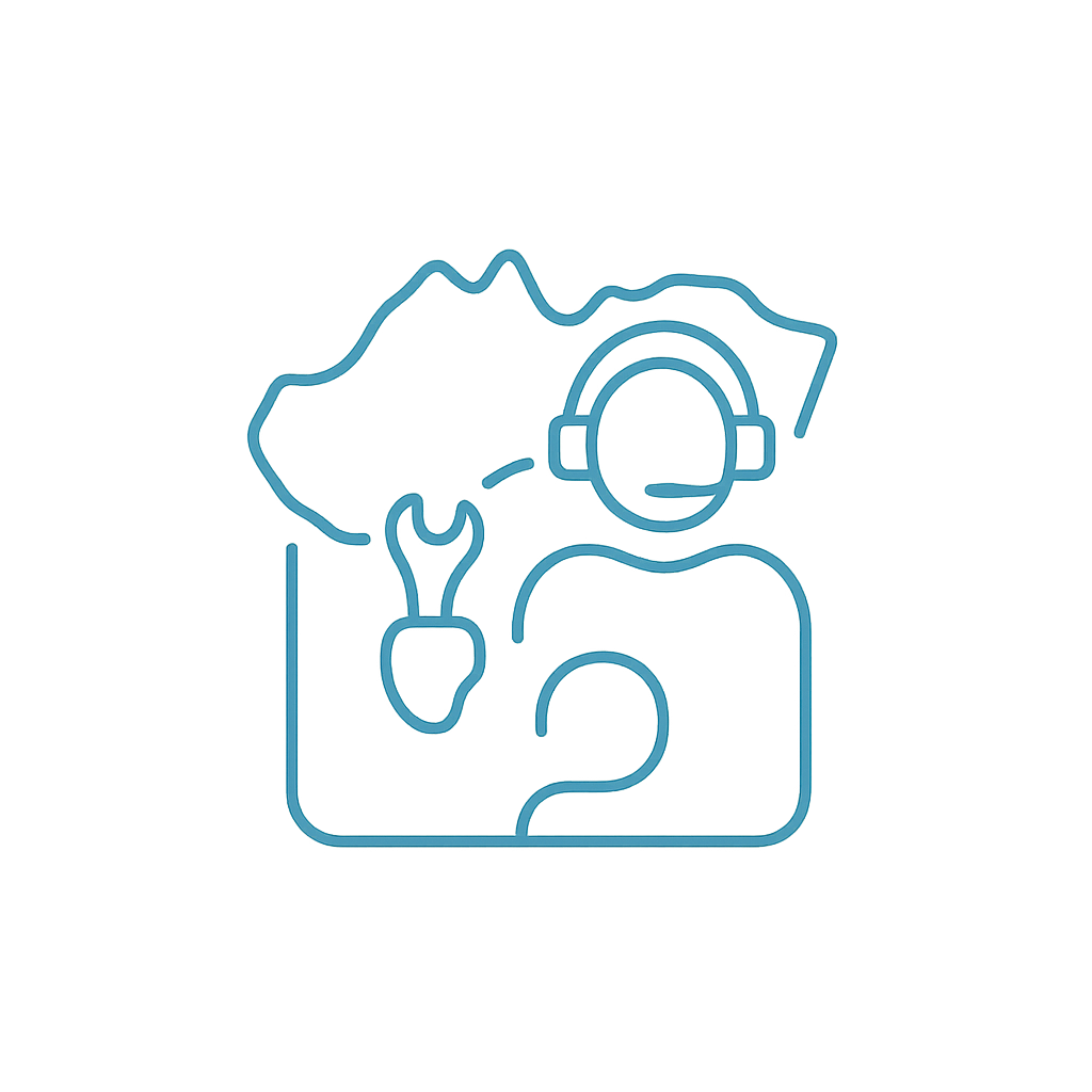 Místní technici blízko vás